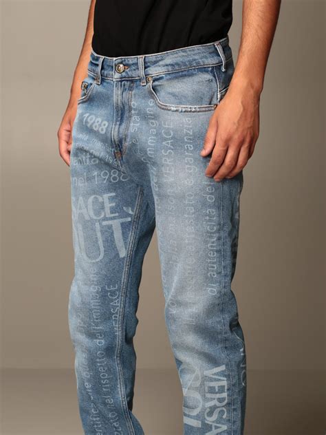 versace jeans couture denim jeans label|Versace Jeans outlet online.